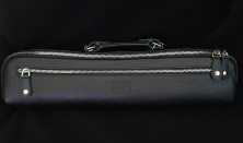 Чехол кожаный для флейты SoloWay колено Си (чёрный)